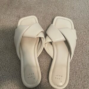 A New Day Women's Cream Sandals